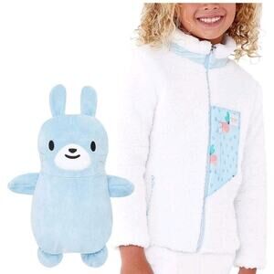 Cubcoats 2-in-1 Kids‎ Transforming Sherpa Jacket & Plush Benne NWT SZ 6-7 Youth